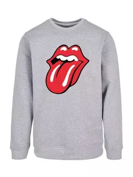 Свитер F4NT4STIC Sweatshirt The Rolling Stones, серый