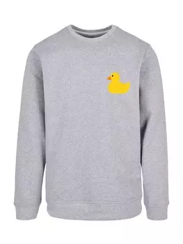 Свитер F4NT4STIC Sweatshirt Yellow Rubber Duck, серый