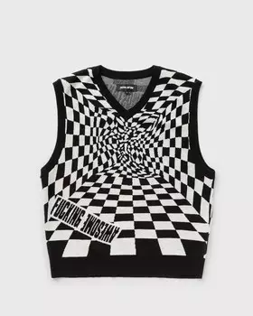 Свитер F**king Awesome Warped Sweater Vest, черный