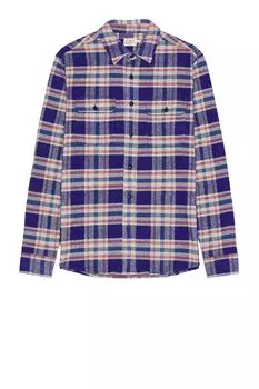 Свитер Faherty Legend Shirt, цвет Navy Skyline Plaid