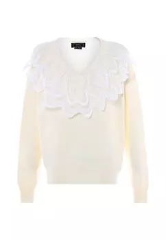 Свитер faina, белый