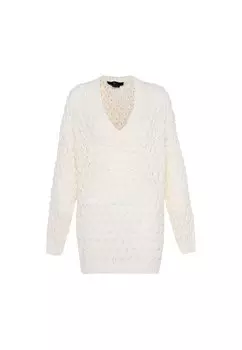 Свитер faina, белый