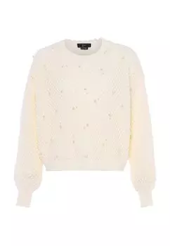 Свитер faina, белый