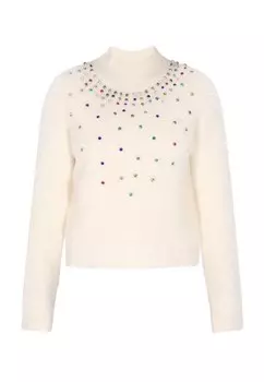 Свитер faina, белый