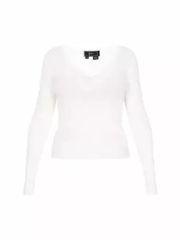 Свитер faina, белый