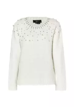 Свитер Faina, белый/жемчужно-белый