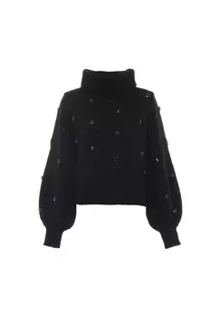 Свитер faina, черный