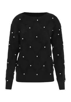 Свитер faina, черный