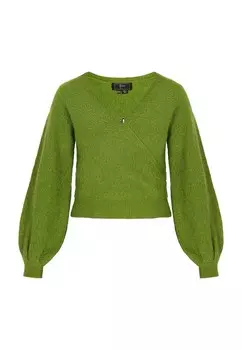 Свитер faina, цвет mottled green