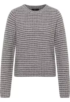 Свитер faina, пятнистый серый