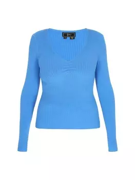 Свитер faina, синий