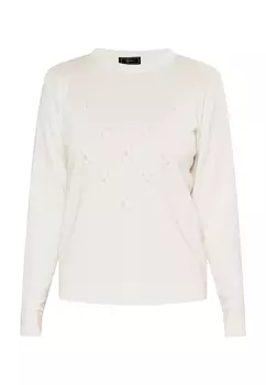 Свитер faina Strick, белый