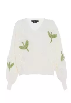 Свитер faina Sweater, цвет natural white