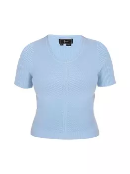 Свитер faina, светло-синий