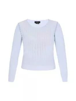 Свитер faina, светло-синий