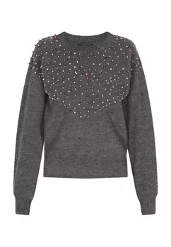 Свитер faina, темно-серый