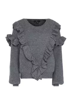 Свитер faina, темно-серый