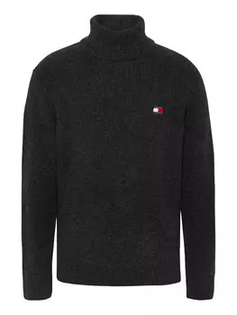 Свитер Fairisle с высоким воротником Tommy Jeans, серый