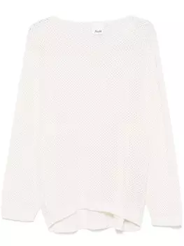 Свитер фактурной вязки Allude, белый