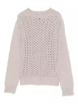 Свитер фактурной вязки DONDUP, серый