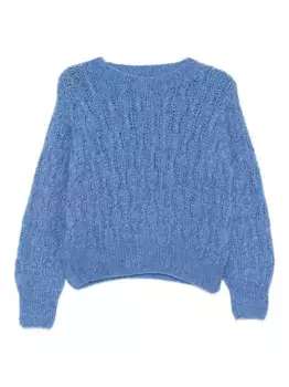 Свитер фактурной вязки Maiami, синий