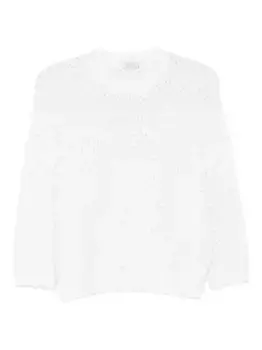 Свитер фактурной вязки Peserico, нейтральный