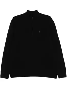Свитер фактурной вязки POLO RALPH LAUREN, черный