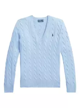 Свитер фактурной вязки POLO RALPH LAUREN, синий