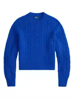 Свитер фактурной вязки POLO RALPH LAUREN, синий