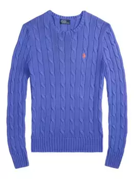 Свитер фактурной вязки POLO RALPH LAUREN, синий