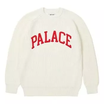 Свитер fall 2021 knitwear 'white red' Palace, белый