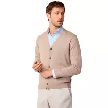 Свитер Faonnable FM700378 cardigan, бежевый