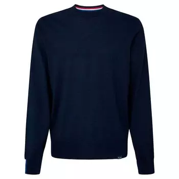 Свитер Faonnable Kntin Tarsia Crew Neck, синий