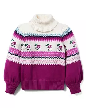 Свитер «Фэрайл» от Джени и Джека Роуза Janie and Jack, красный