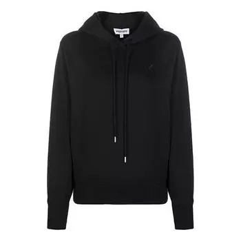 Свитер fashion cozy hoodie black Kenzo, черный