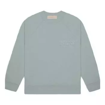 Свитер Fear of God Essentials Crewneck Sweatshirt 'Sycamore', синий