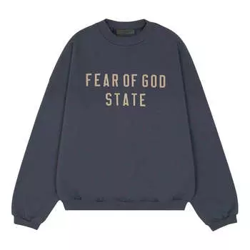 Свитер Fear of God Essentials Heavy Fleece Sweatshirt 'Marine', синий