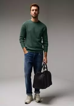Свитер FEINER STRUKTUR Street One MEN, зеленый