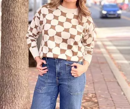 Свитер Felix в цвете Taupe/Teak Known Supply