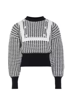 Свитер Fenia, черный/белый