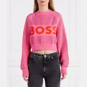 Свитер Fenniki свободного кроя Boss, розовый