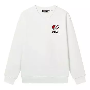 Свитер FILA Graphic Print Pullover 'White', белый