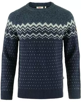 Свитер Fjllrven vik Knit, цвет Dark Navy/Mountain Blue