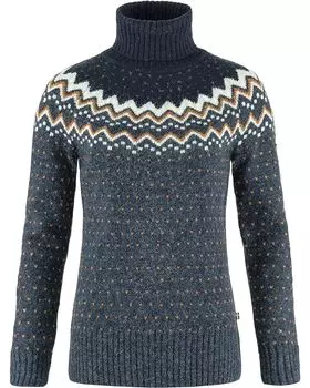 Свитер Fjllrven vik Knit Roller Neck, цвет Navy/Dark Navy