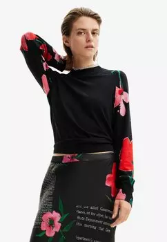 Свитер Floral Desigual, черный