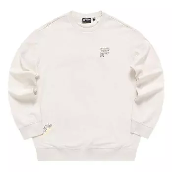 Свитер fob graphic sweater 'beige' Fila Fusion, бежевый