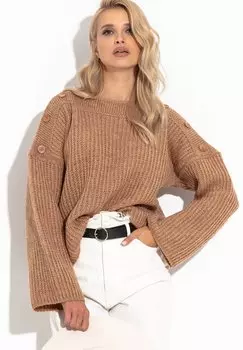 Свитер Fobya, коричневый