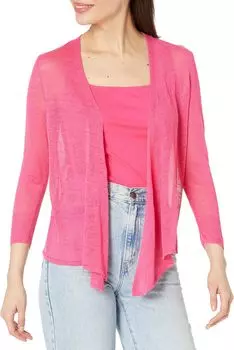 Свитер Four-Way Cardigan NIC+ZOE, цвет Shocking Pink