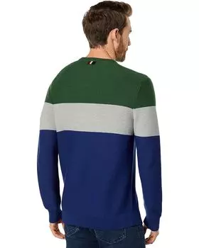 Свитер Fourlaps Signature Coolmax Sweater, цвет Mountain Green/Grey Heather/Deep Sea