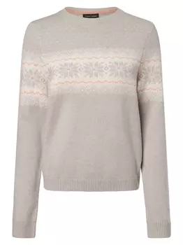 Свитер Franco Callegari mit Merino Anteil, светло-серый